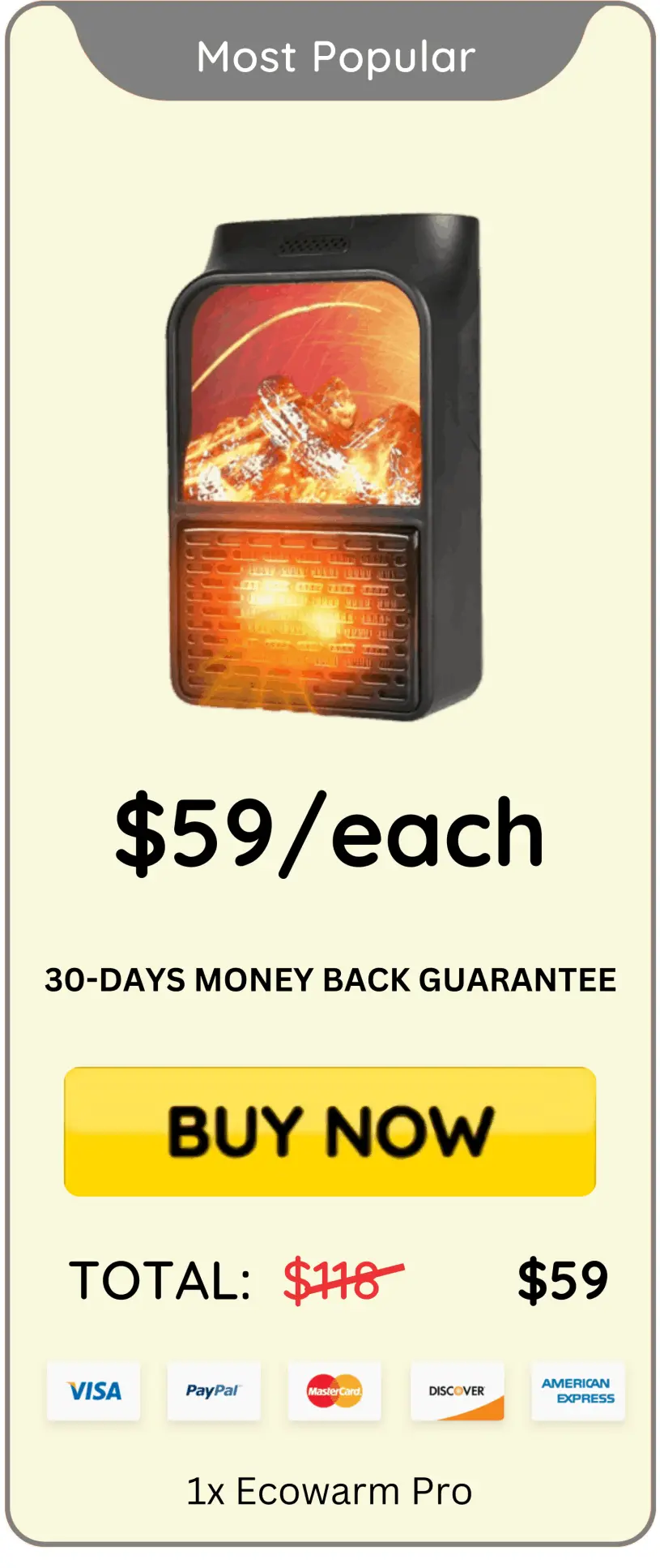 EcoWarm Pro price 